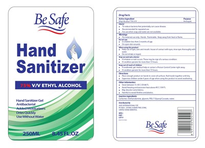 250 mL Ndc:79815-111-13 (Be Safe Label 250 mL)